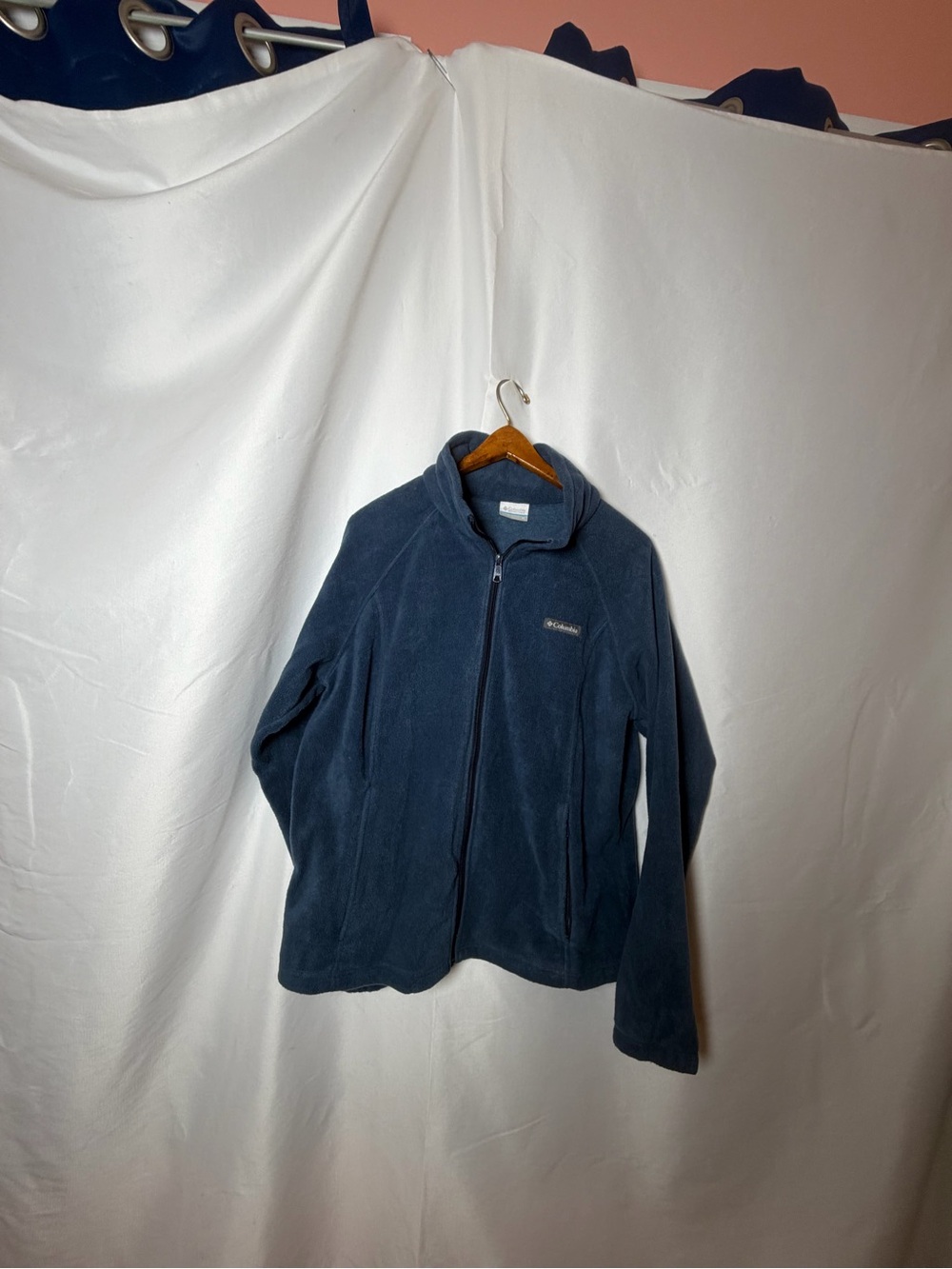 Columbia Women's Navy Fleece Full-Zip Jacket